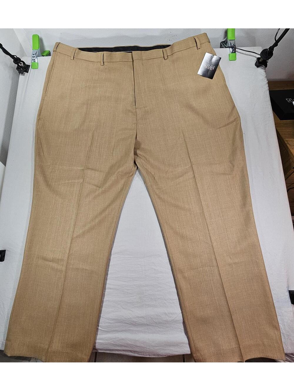 Dress Pants Botany 500 Men's Classic Tan. Size 52 s. (3xl)